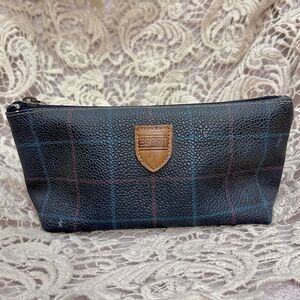 Vintage ESPRIT Tartan Plaid Cosmetics Case